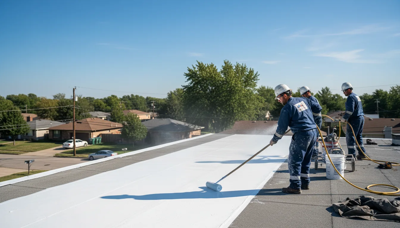 Commercial roof coating in Council, NC near me